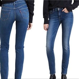 Levi's Classic Mid Rise Skinny Jeans Blue Show Tune